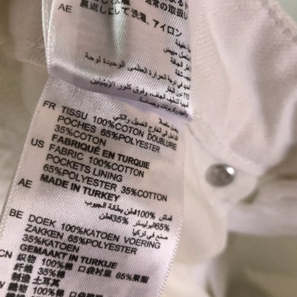 Sandro White Theater Frayed high-rise Step-hem Jeans bnwot - Picture 9 of 10